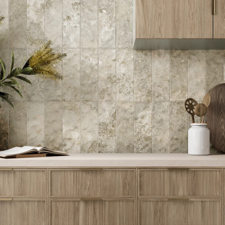 Gulvflis Segara Taupe Matt-Blank 15x45 cm