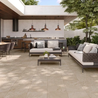 Klinker <strong>Vidde</strong>  Beige Matt-Relief 20x40 cm