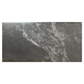 Klinker <strong>Vidde</strong>  Svart Matt-Relief 20x40 cm
