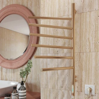 Roterbar El Handdukstork 65 W <strong>Balnea</strong>  Guld Blank