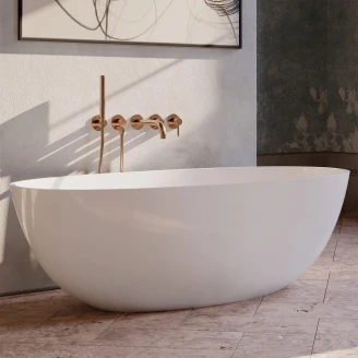Omnires Badkar <strong>Shell M+</strong>  Vit Blank 160x75 cm