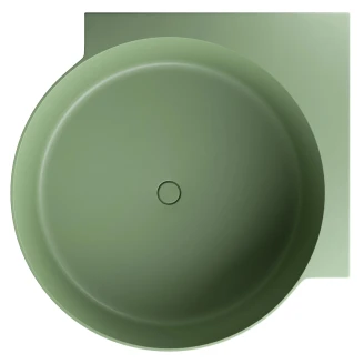 Omnires Badkar <strong>Ovo M+</strong> Oliv Matt 120x120 cm