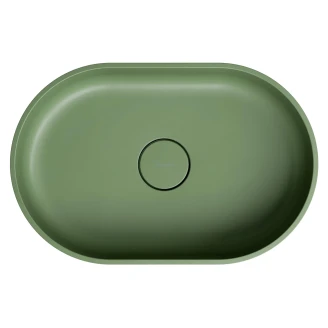 Omnires Tvättställ <strong>Ovo M+</strong>  Oliv Matt 55x36 cm