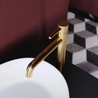 Omnires Tvättställsblandare Hög <strong>Y</strong>  Guld Matt