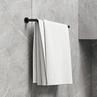 Omnires Handdukshängare <strong>Modern Project</strong> Svart Matt 60 cm
