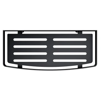 Omnires Duschkorg Uni Svart Matt 30x13 cm