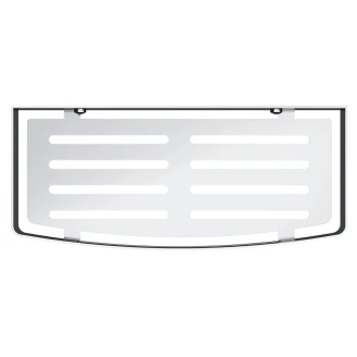 Omnires Duschkorg Uni Krom Blank 30x13 cm