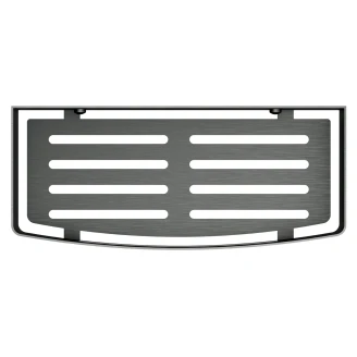 Omnires Duschkorg Uni Grafit Matt 30x13 cm