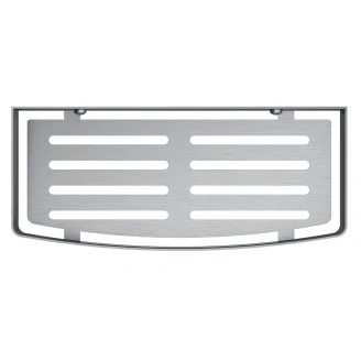 Omnires Duschkorg Uni Nickel Matt 30x13 cm