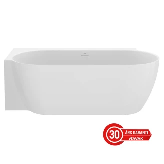 Ravak Hörnbadkar Freedom Vit Blank 170x86 cm Vänster