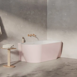Ravak Hörnbadkar Freedom Rosa Matt 170x86 cm Höger