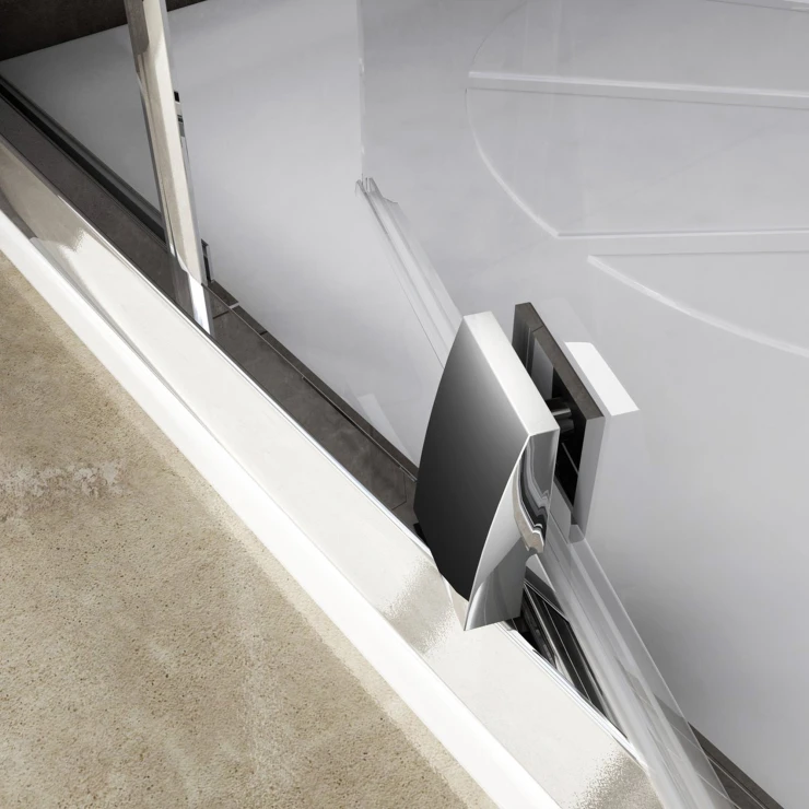 Ravak Dusjdør Pivot 120 cm Krom Blank