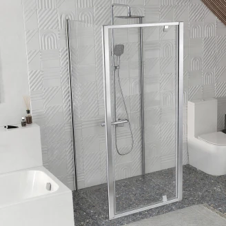 Ravak Duschkabin <strong>Pivot</strong>  80x80 cm Krom Blank