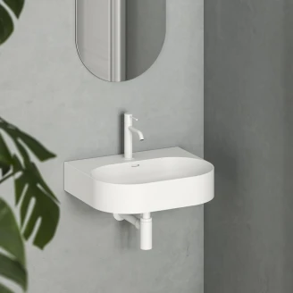 Ravak Väggmonterad Tvättställ <strong>Ceramic Slim</strong>  Oval Vit Blank 55 cm