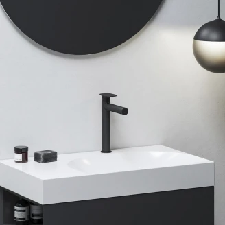 Ravak Tvättställsblandare <strong>Spring</strong>  Svart Matt M med EcoFlow-funktion