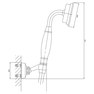 Omnires Duschset <strong>Armance</strong>  Krom Blank
