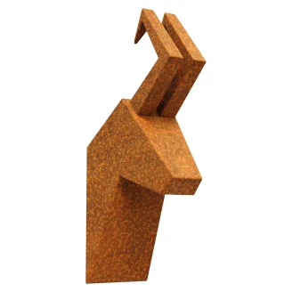 Cortena Dekorativ Väggfigur Goat <strong>Antlers</strong>  Cortenstål