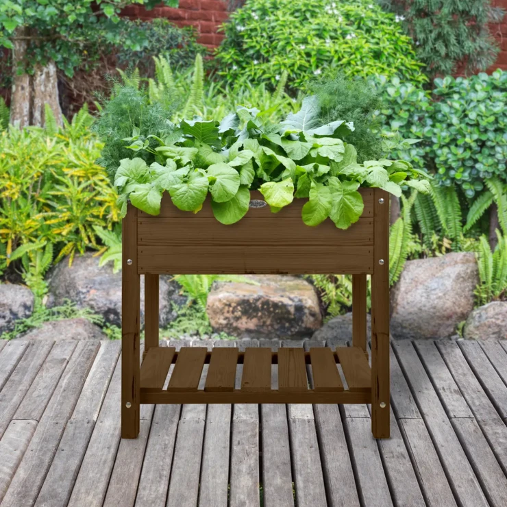 Plantebord S Greenfold Mørkt Tre