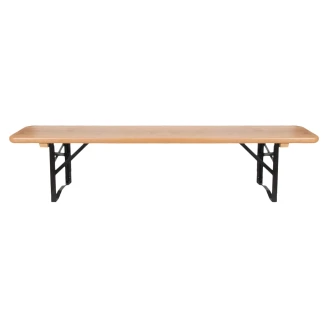 Hagebenk for barn <strong>Beam</strong>  Tre, Sort 120x20 cm