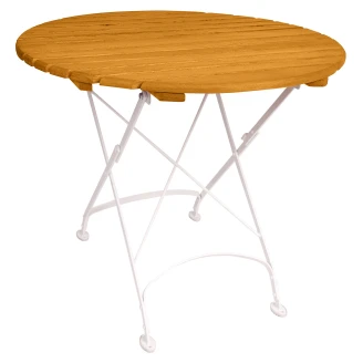 Hagebord <strong>Arvex</strong>  Tre, Hvit Ø 85 cm