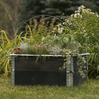Odlingslåda <strong>Terravia</strong>  Svart Trä 80x60 cm