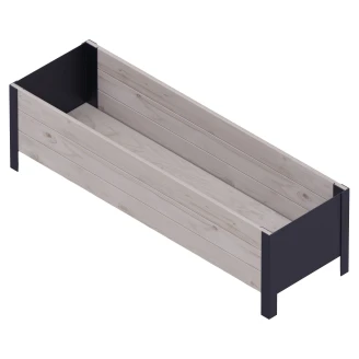 Odlingslåda <strong>Florentis</strong>  Grå Trä 118x36 cm