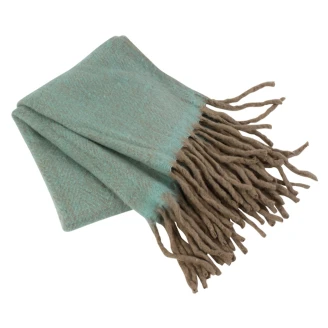 Werner Voss Pledd <strong>Mohair</strong>  Turkis-Brun