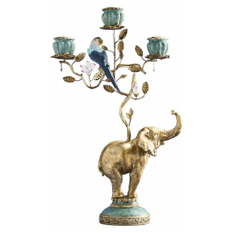 Werner Voss Ljusstakar <strong>Elephant</strong>  Guld
