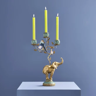 Werner Voss Ljusstakar <strong>Elephant</strong>  Guld
