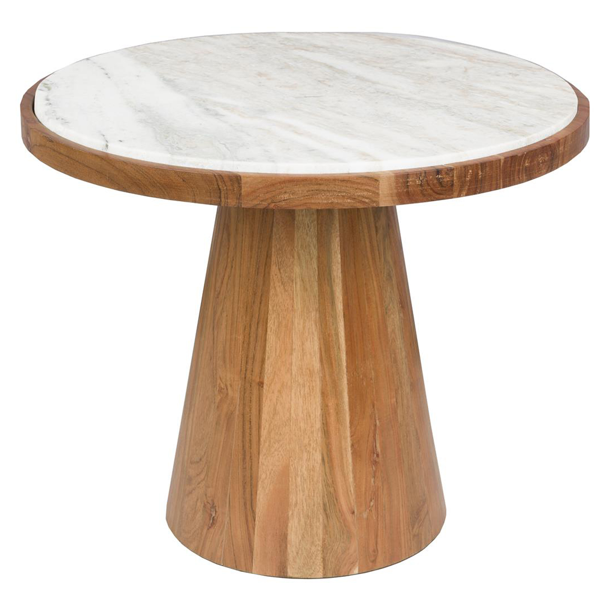 Sofabord Carrara Tre, Marmor Ø 50 cm