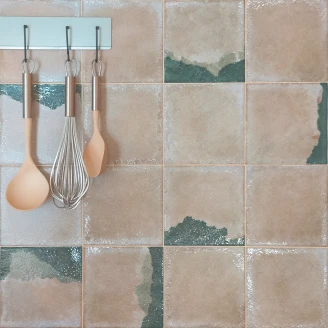 Klinker <strong>Sweep</strong>  Beige-Grön Matt-Blank 20x20 cm