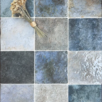 Klinker <strong>Mineralia</strong>  Blå Matt 20x20 cm