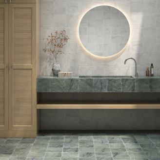 Klinker <strong>Fieldstone</strong>  Grön Matt 20x20 cm