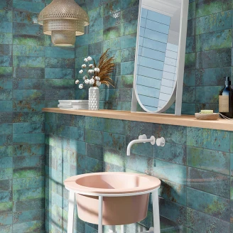 Mainzu Kakel Bellagio Smeraldo Blank 10x30 cm
