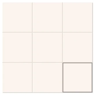 Mainzu Veggflis <strong>Chroma</strong>  Vit Fasat Blank 20x20 cm