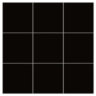 Mainzu Kakel <strong>Chroma</strong>  Negro Blank 20x20 cm