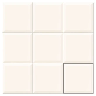 Mainzu Veggflis <strong>Chroma</strong>  Vit Fasat Blank 20x20 cm