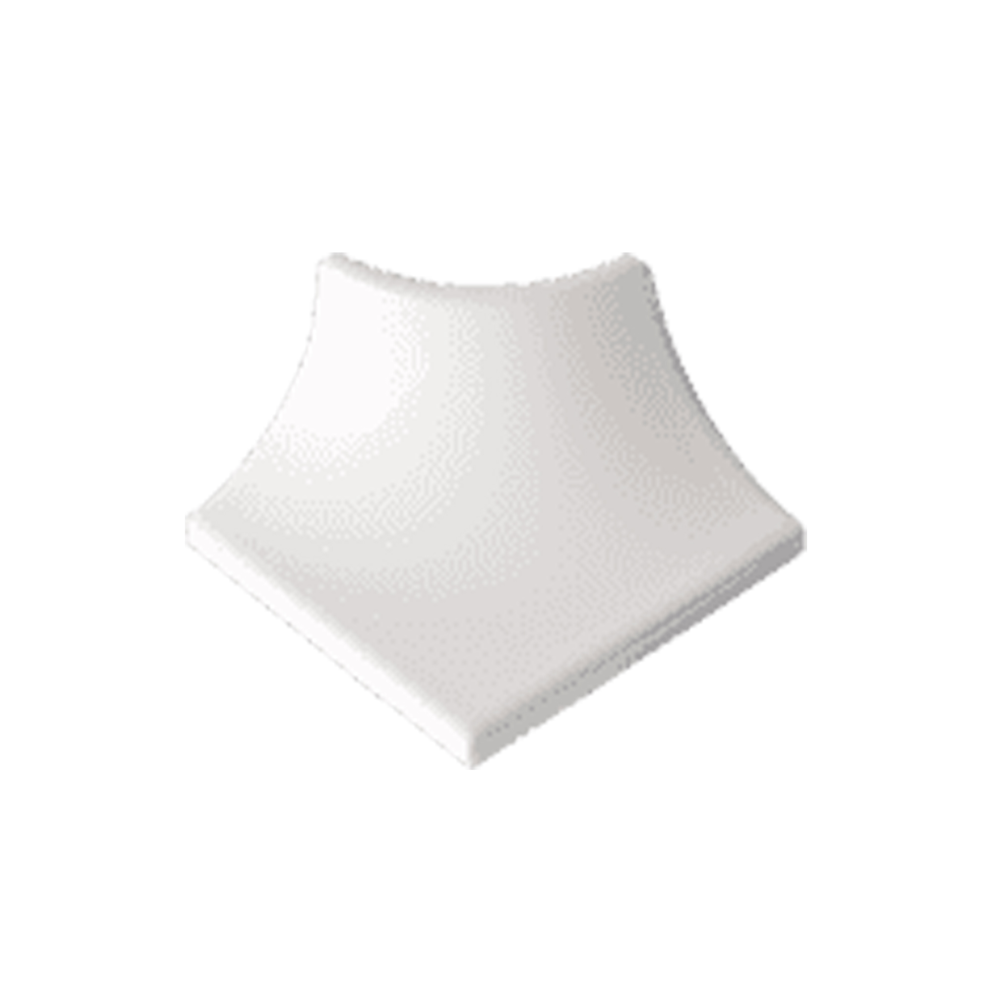 Mainzu Dekor Veggflis Chroma Dekorhjørne Hvit Blank