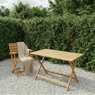 Trädgårdsbord 110x70 cm <strong>Creston</strong>  Trä