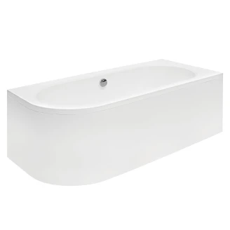 Badekar <strong>Solhaga</strong>  Hvit Blank Høyre 180 cm (Uten Panel & Avlopp)