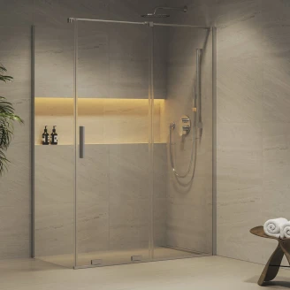 Ravak Duschhörn <strong>Roll</strong>  110 + 100 cm Krom Blank