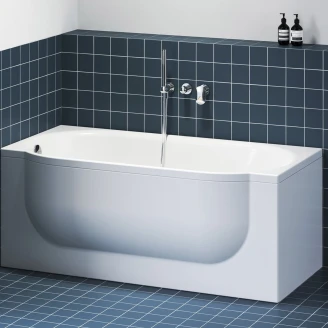 Ravak Badkar Arc Vit Blank 180x75 cm