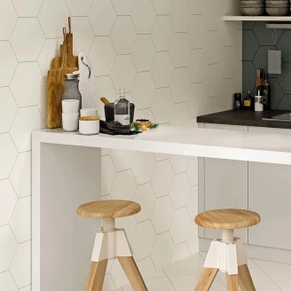 Hexagon Klinker <strong>Sekel</strong>  Beige Matt 23x27 cm