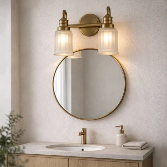 Quoizel Vegglampe <strong>Swell</strong>  Duo Gull
