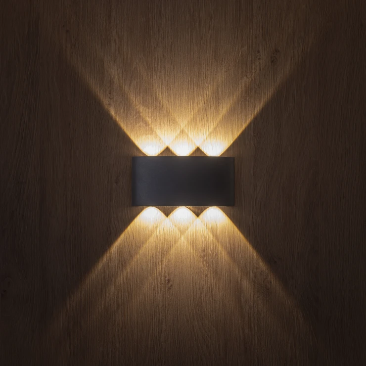 Utendørs Vegglampe Alvik Grå Matt