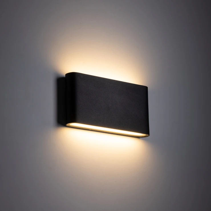 Utendørs Vegglampe M Sundby Svart Matt