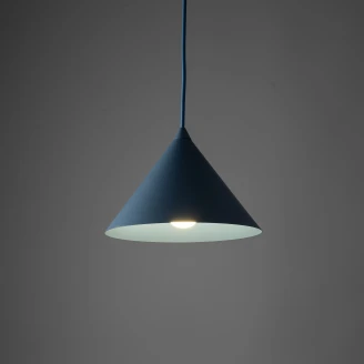 Hängande Lampa <strong>Seattle</strong>  Blå Matt Ø 21 cm