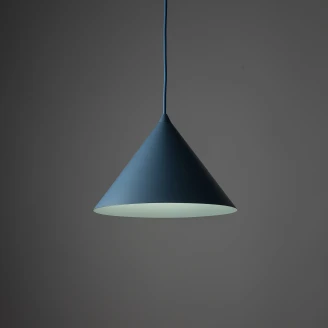 Hängande Lampa <strong>Seattle</strong>  Blå Matt Ø 26 cm