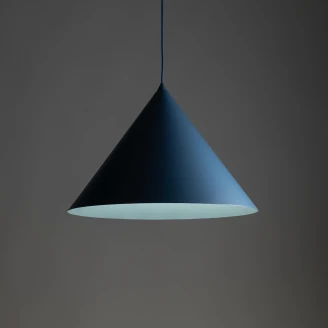 Hängande Lampa <strong>Seattle</strong>  Blå Matt Ø 50 cm