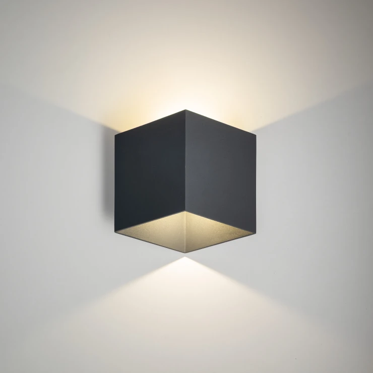 Utendørs Vegglampe Vivex Grå Matt
